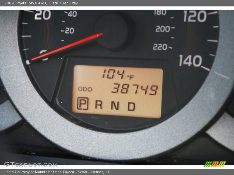 Black / Ash Gray 2009 Toyota RAV4 4WD
