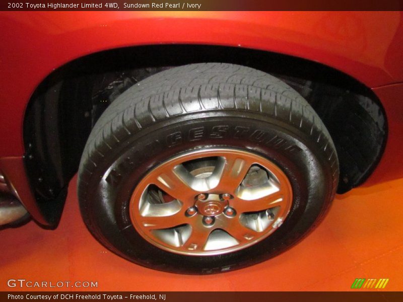 Sundown Red Pearl / Ivory 2002 Toyota Highlander Limited 4WD