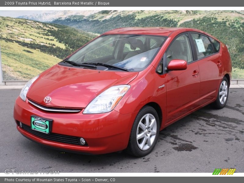 Barcelona Red Metallic / Bisque 2009 Toyota Prius Hybrid