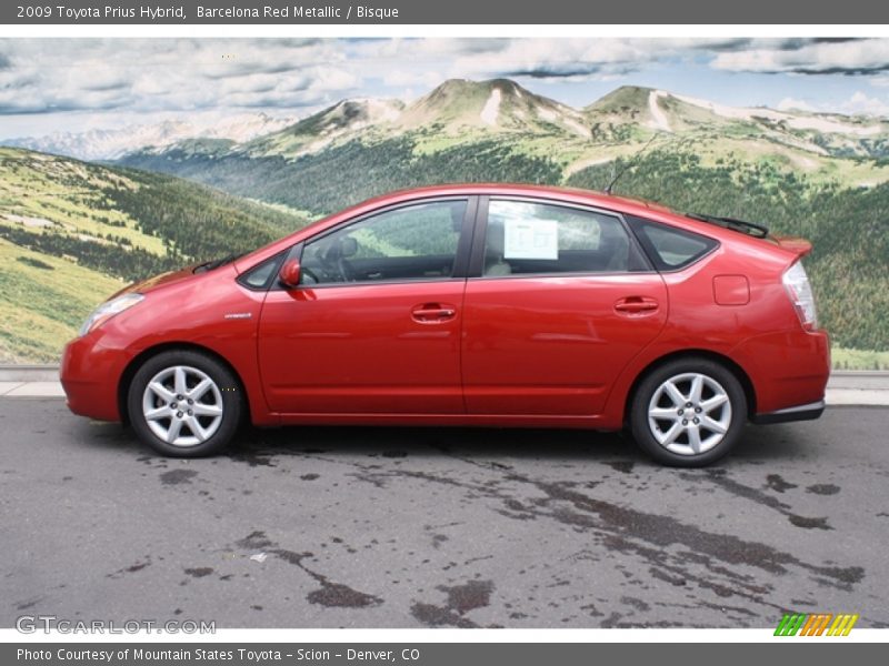 Barcelona Red Metallic / Bisque 2009 Toyota Prius Hybrid