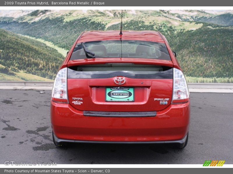 Barcelona Red Metallic / Bisque 2009 Toyota Prius Hybrid