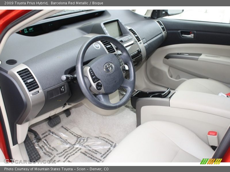 Barcelona Red Metallic / Bisque 2009 Toyota Prius Hybrid