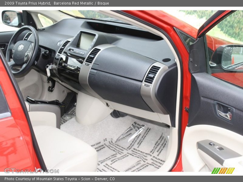 Barcelona Red Metallic / Bisque 2009 Toyota Prius Hybrid