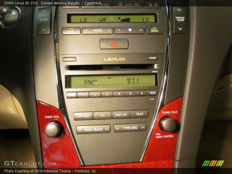 Golden Almond Metallic / Cashmere 2009 Lexus ES 350