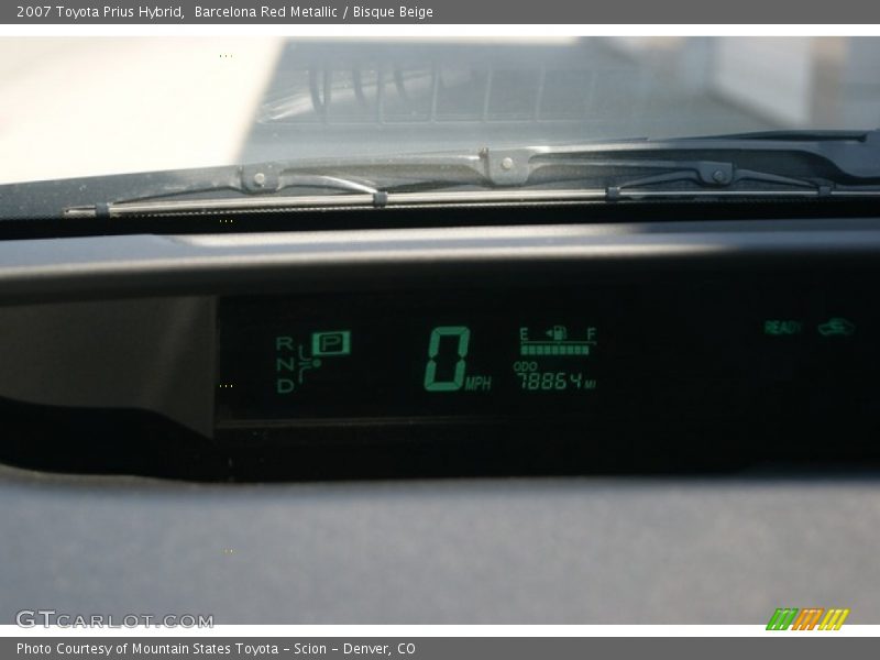 Barcelona Red Metallic / Bisque Beige 2007 Toyota Prius Hybrid