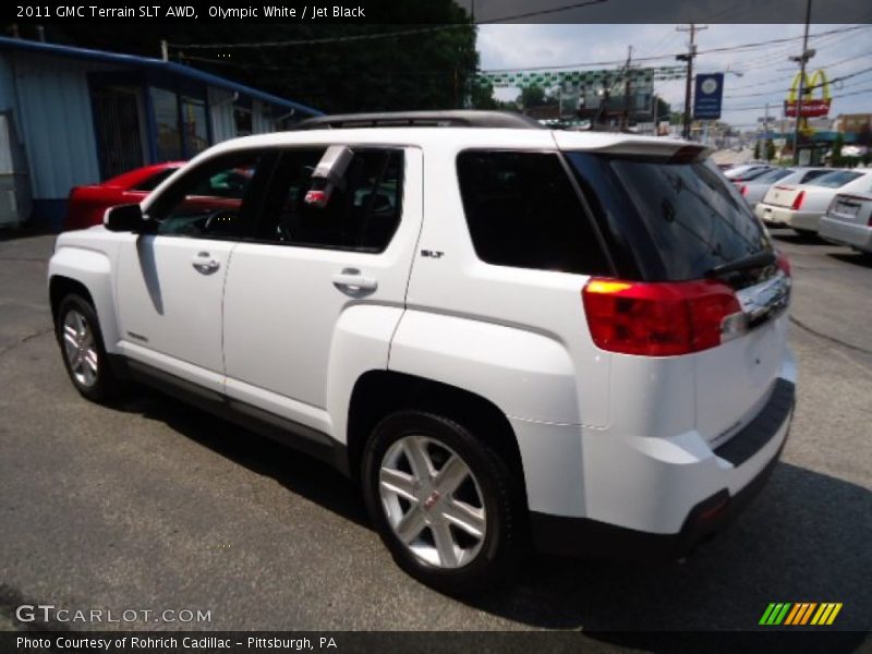 Olympic White / Jet Black 2011 GMC Terrain SLT AWD