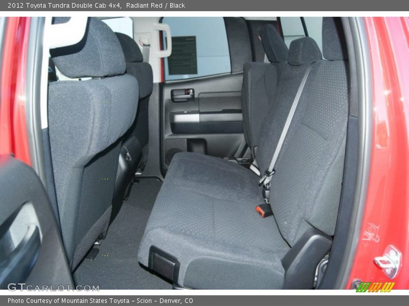 Radiant Red / Black 2012 Toyota Tundra Double Cab 4x4