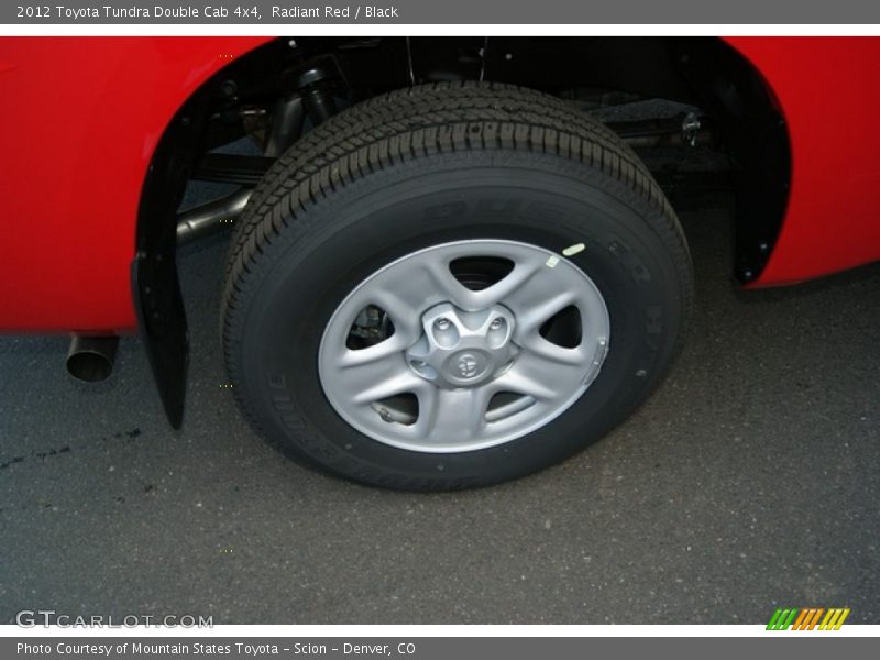 Radiant Red / Black 2012 Toyota Tundra Double Cab 4x4