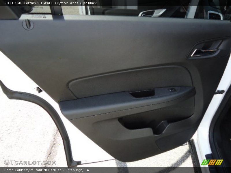 Olympic White / Jet Black 2011 GMC Terrain SLT AWD