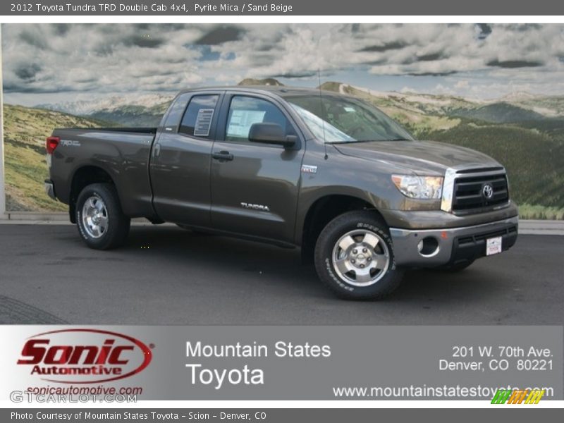 Pyrite Mica / Sand Beige 2012 Toyota Tundra TRD Double Cab 4x4