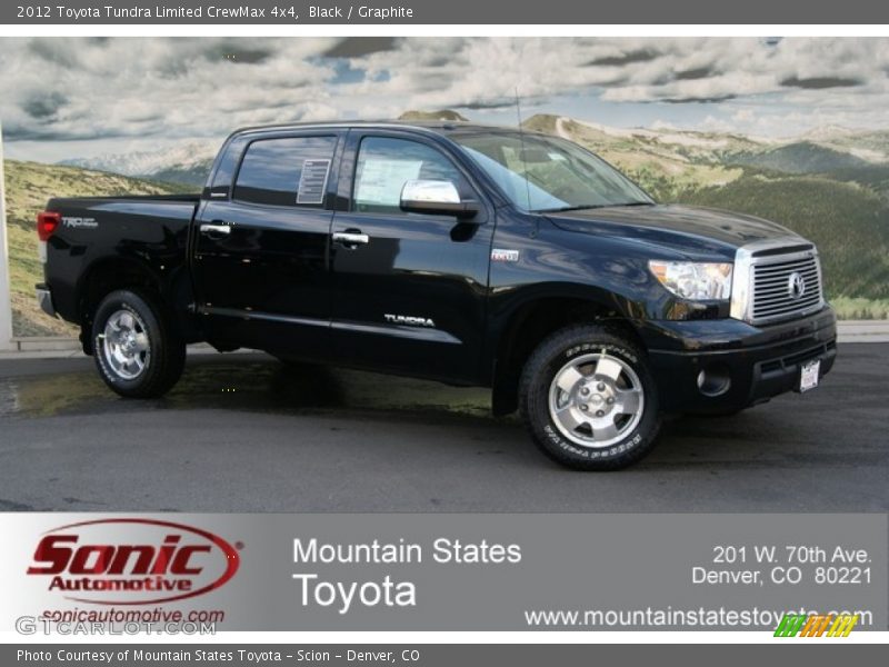 Black / Graphite 2012 Toyota Tundra Limited CrewMax 4x4
