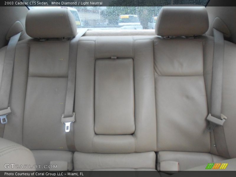 White Diamond / Light Neutral 2003 Cadillac CTS Sedan