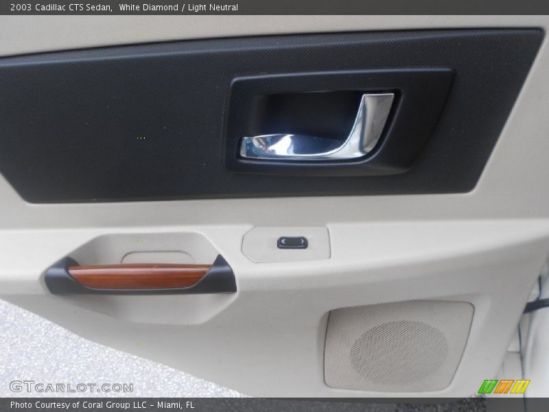 White Diamond / Light Neutral 2003 Cadillac CTS Sedan