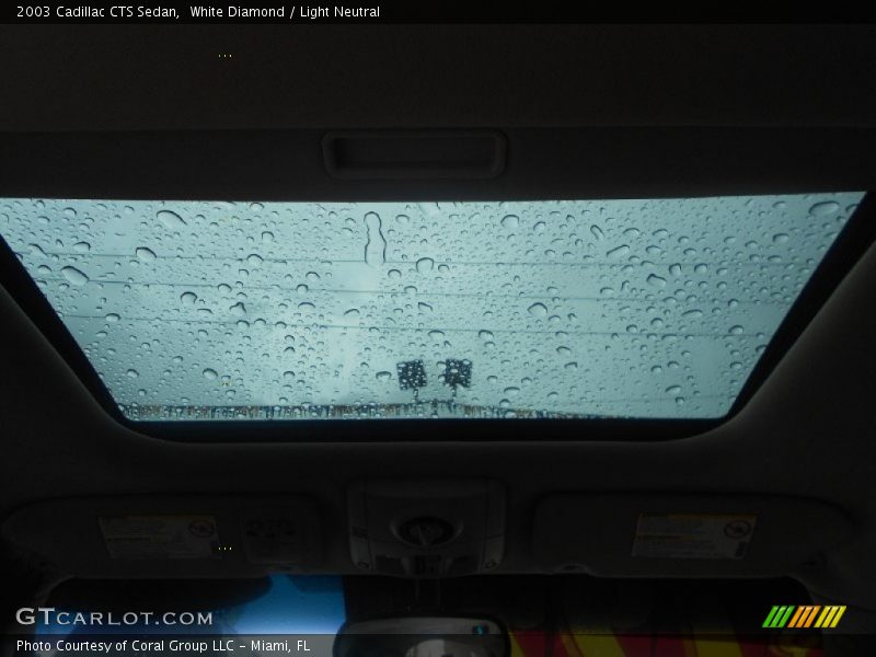 White Diamond / Light Neutral 2003 Cadillac CTS Sedan