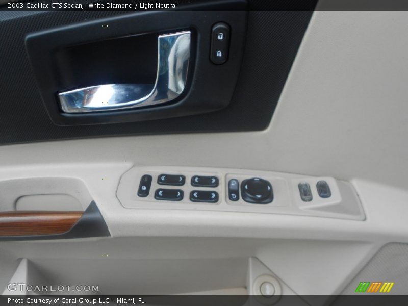 White Diamond / Light Neutral 2003 Cadillac CTS Sedan