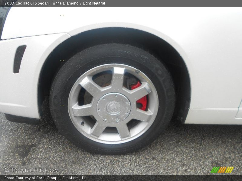 White Diamond / Light Neutral 2003 Cadillac CTS Sedan