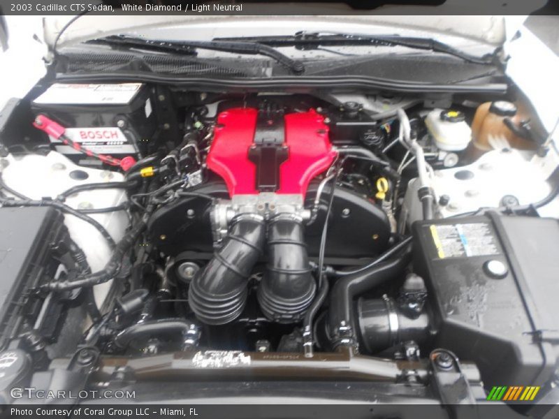 White Diamond / Light Neutral 2003 Cadillac CTS Sedan