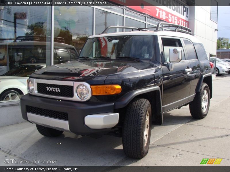 Black Diamond / Dark Charcoal 2008 Toyota FJ Cruiser 4WD