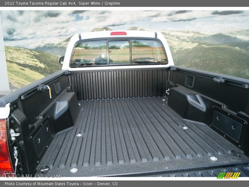 Super White / Graphite 2012 Toyota Tacoma Regular Cab 4x4