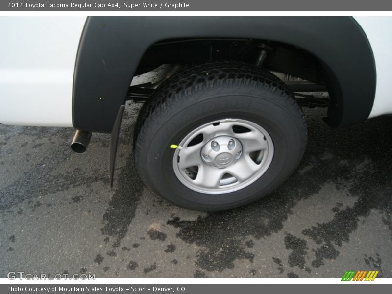 Super White / Graphite 2012 Toyota Tacoma Regular Cab 4x4