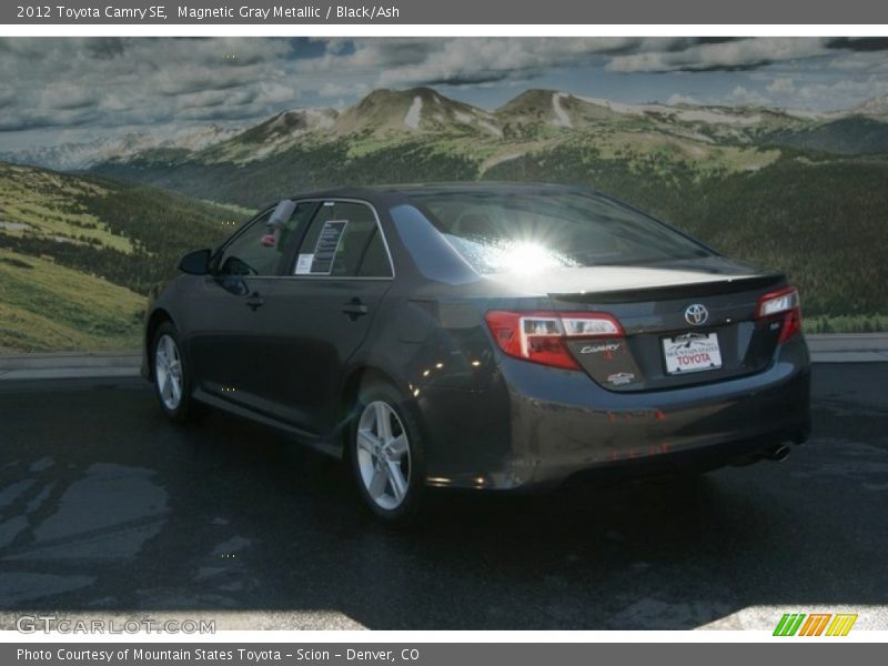 Magnetic Gray Metallic / Black/Ash 2012 Toyota Camry SE