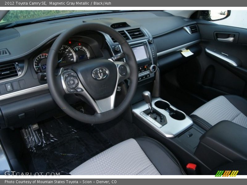 Magnetic Gray Metallic / Black/Ash 2012 Toyota Camry SE
