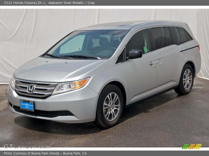 Alabaster Silver Metallic / Gray 2012 Honda Odyssey EX-L