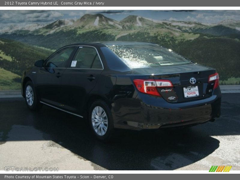 Cosmic Gray Mica / Ivory 2012 Toyota Camry Hybrid LE