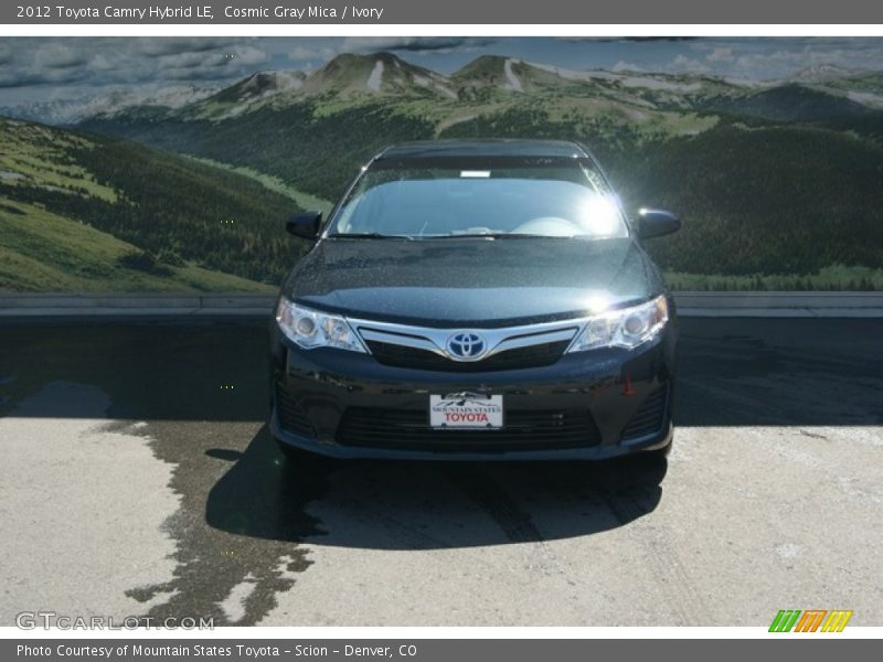 Cosmic Gray Mica / Ivory 2012 Toyota Camry Hybrid LE