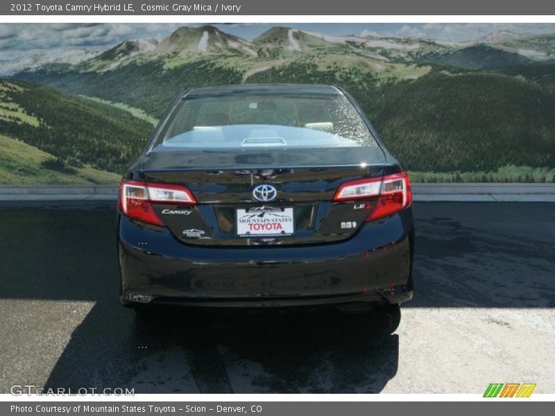 Cosmic Gray Mica / Ivory 2012 Toyota Camry Hybrid LE