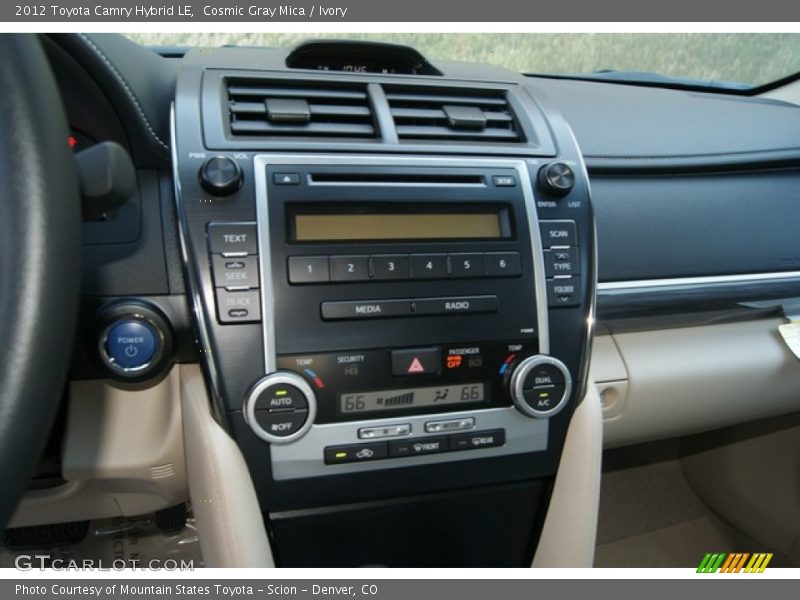 Cosmic Gray Mica / Ivory 2012 Toyota Camry Hybrid LE