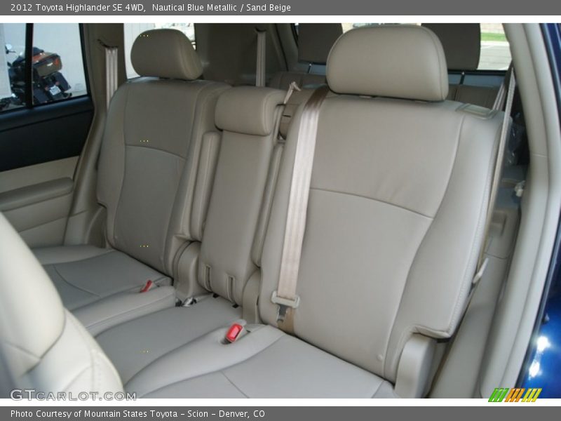Nautical Blue Metallic / Sand Beige 2012 Toyota Highlander SE 4WD