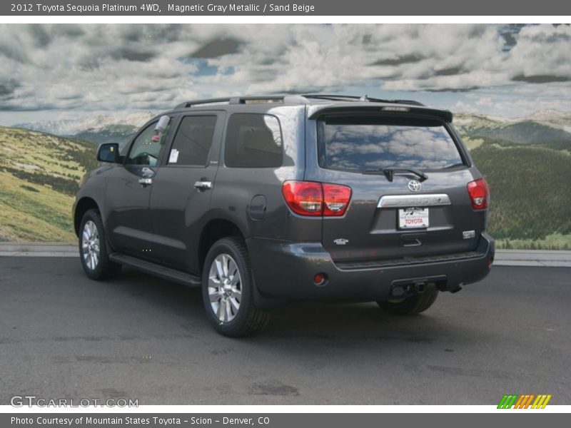 Magnetic Gray Metallic / Sand Beige 2012 Toyota Sequoia Platinum 4WD