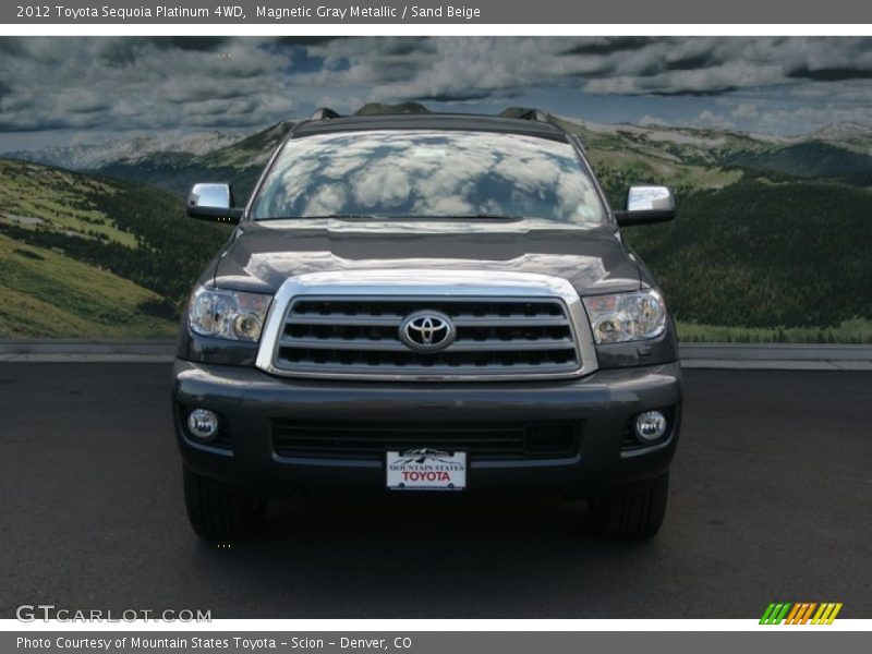 Magnetic Gray Metallic / Sand Beige 2012 Toyota Sequoia Platinum 4WD