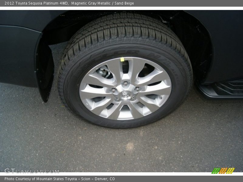 Magnetic Gray Metallic / Sand Beige 2012 Toyota Sequoia Platinum 4WD