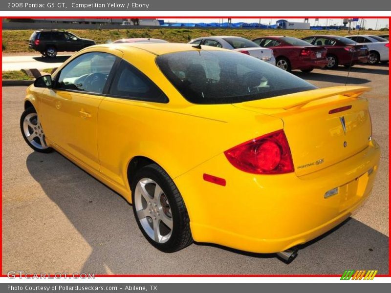 Competition Yellow / Ebony 2008 Pontiac G5 GT