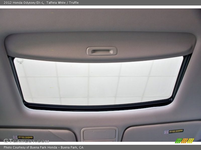 Taffeta White / Truffle 2012 Honda Odyssey EX-L