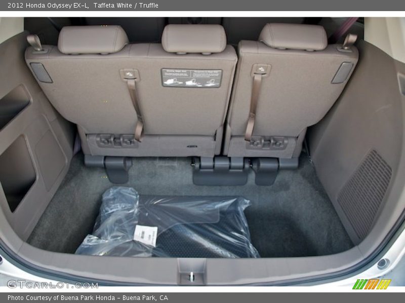 Taffeta White / Truffle 2012 Honda Odyssey EX-L