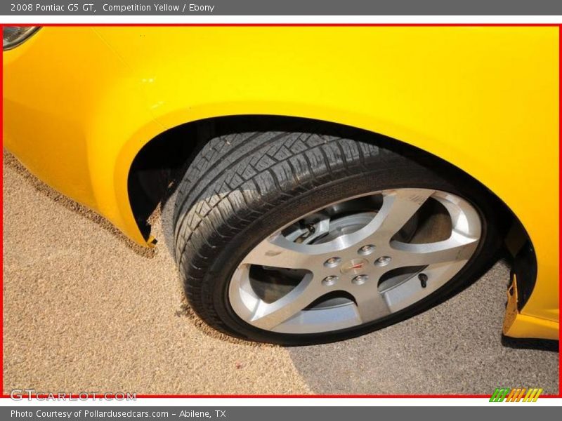 Competition Yellow / Ebony 2008 Pontiac G5 GT