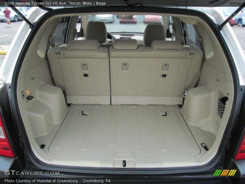 Nordic White / Beige 2006 Hyundai Tucson GLS V6 4x4
