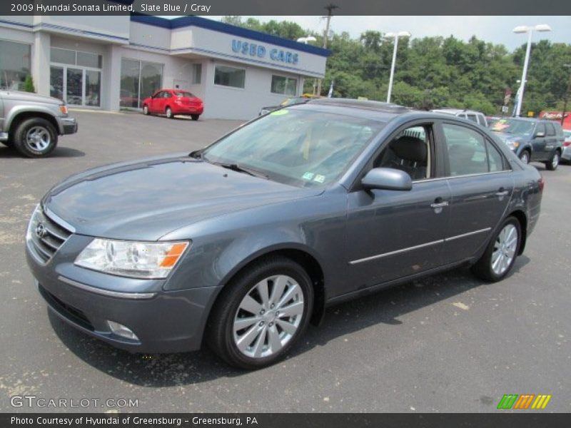Slate Blue / Gray 2009 Hyundai Sonata Limited