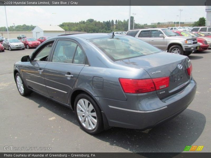 Slate Blue / Gray 2009 Hyundai Sonata Limited