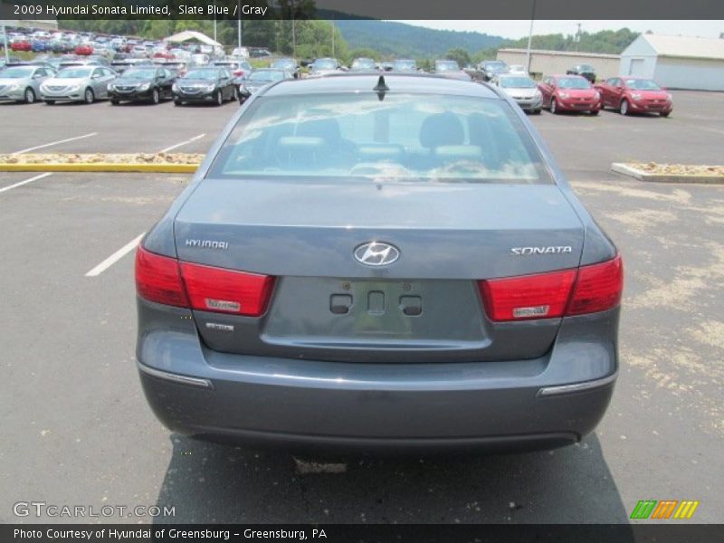 Slate Blue / Gray 2009 Hyundai Sonata Limited