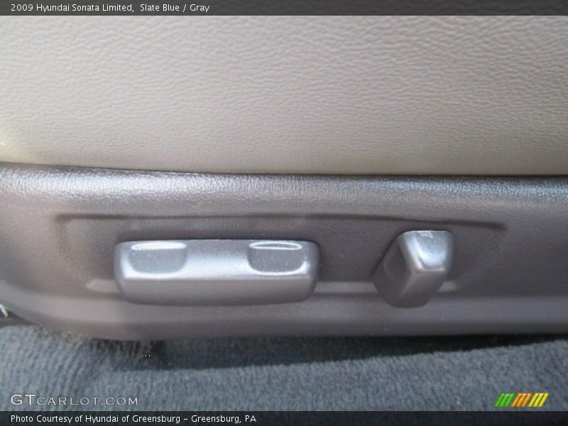 Slate Blue / Gray 2009 Hyundai Sonata Limited