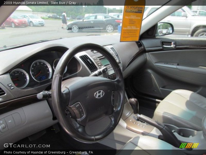 Slate Blue / Gray 2009 Hyundai Sonata Limited