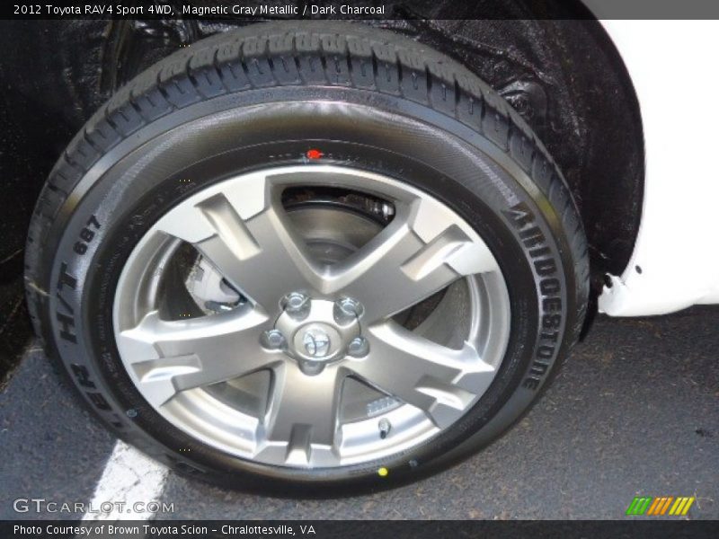 Magnetic Gray Metallic / Dark Charcoal 2012 Toyota RAV4 Sport 4WD