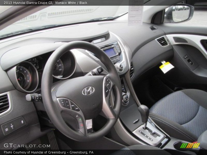 Dashboard of 2013 Elantra Coupe GS