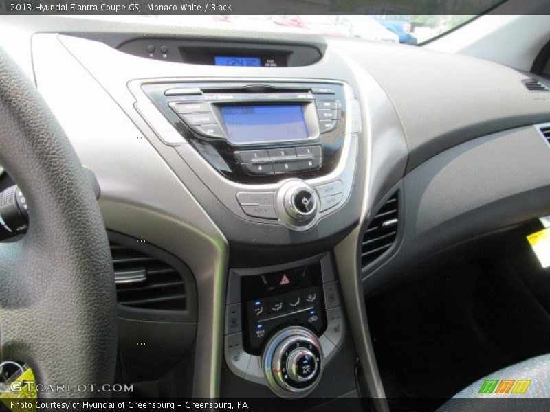 Controls of 2013 Elantra Coupe GS