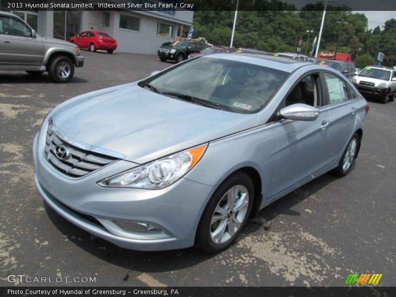 Iridescent Silver Blue Pearl / Gray 2013 Hyundai Sonata Limited