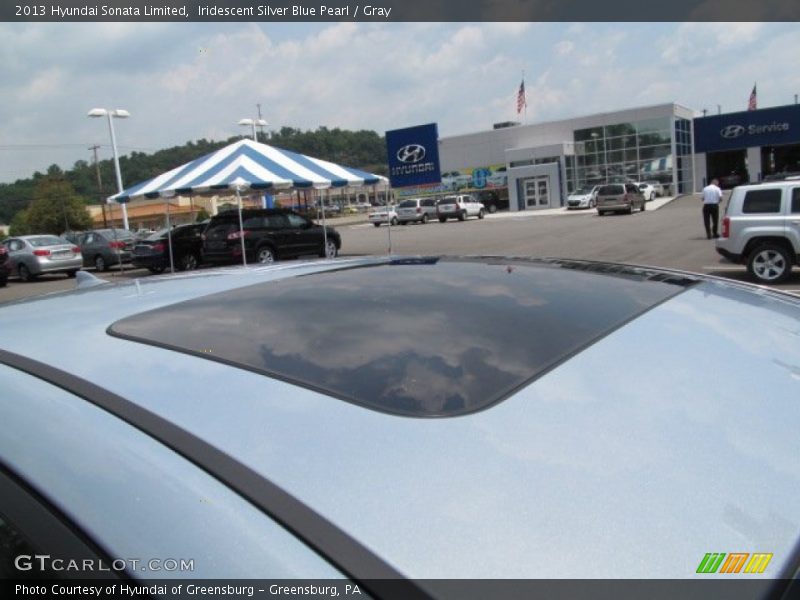 Iridescent Silver Blue Pearl / Gray 2013 Hyundai Sonata Limited